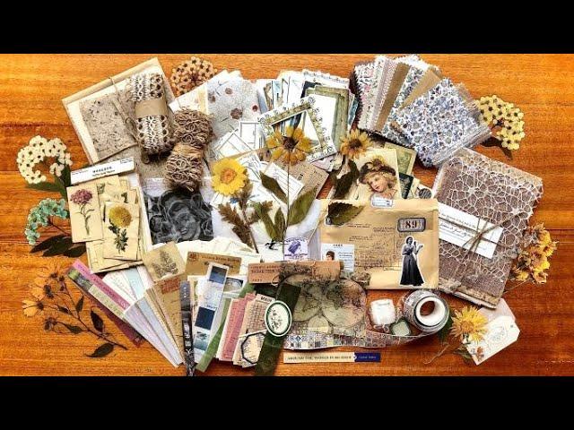 THE BEST Junk Journal Supplies - Vintage Themed