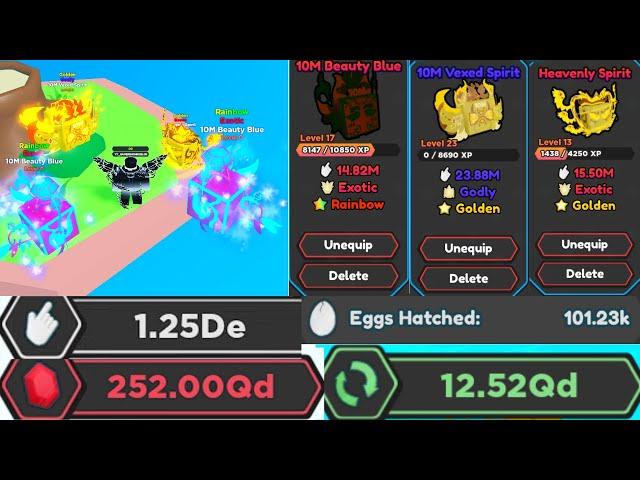 New Heaven Island | New 4x Egg Hatch | Tapping Legends X