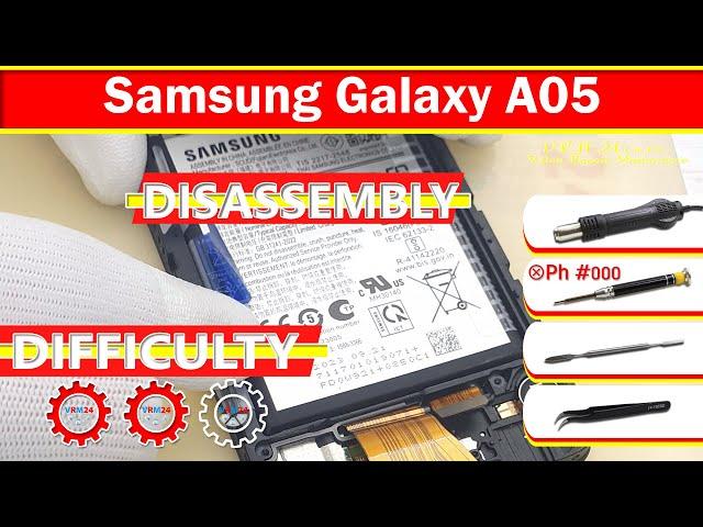 Samsung Galaxy A05 SM-A055 Disassembly in detail Take apart