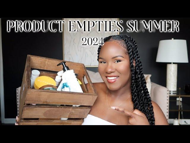 PRODUCT EMPTIES SUMMER 2024 | PRODUCTS THAT DID AND DID NOT WORK FOR ME