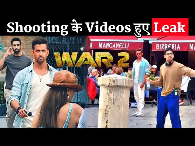 War 2 Shooting Leaked Hrithik Roshan Very Stylish Look With Walk On International Street