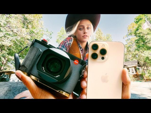 iPhone 16 Pro Max VS $7000 Camera | iPhone Fashion Photoshoot