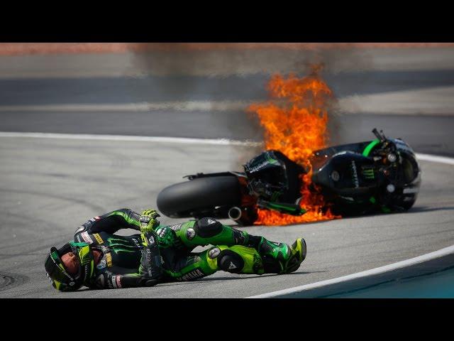 Pol Espargaro crashes heavily in morning practice