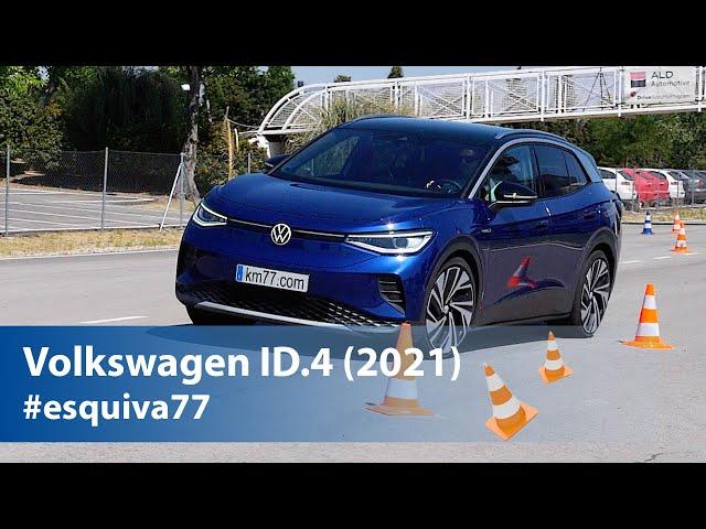 Volkswagen ID.4 (2021) - Maniobra de esquiva (Moose test) y eslalon | km77.com