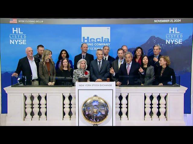 Hecla Mining Company (NYSE: HL) Rings The Closing Bell®