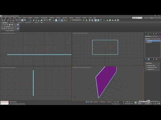 آموزش مدلسازی تری دی مکس 3ds max planar surface volume