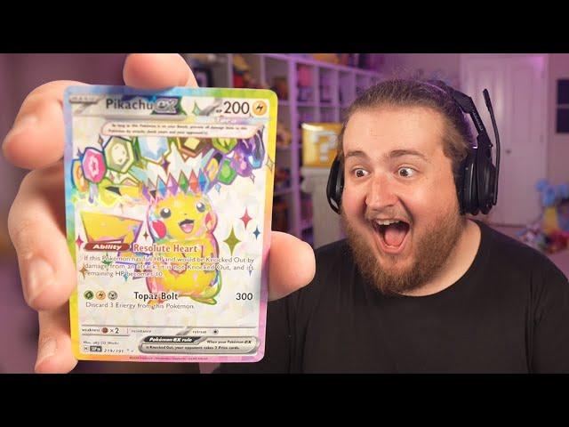 Purplecliffe opens Surging Sparks Pokemon Packs