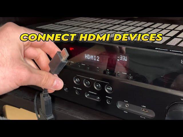 Yamaha AV Receiver: How to Connect HDMI Devices