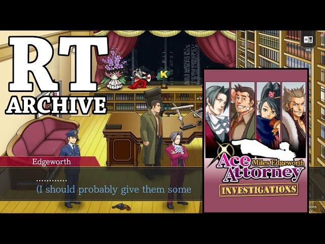 RTGame Streams: Ace Attorney Investigations: Miles Edgeworth