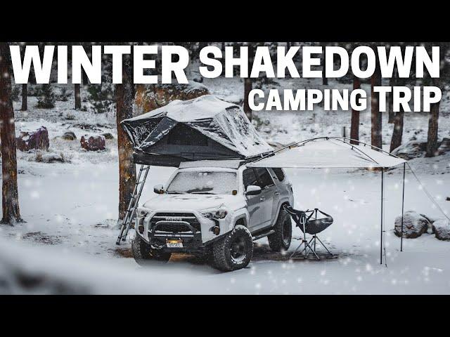 Winter Camping in Snow | Gear Shakedown Trip