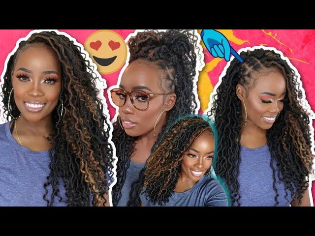 TOCEANA Goddess Locs + MODIFIED Illusion Braid Pattern For FINE Natural Hair! | MARY K. BELLA