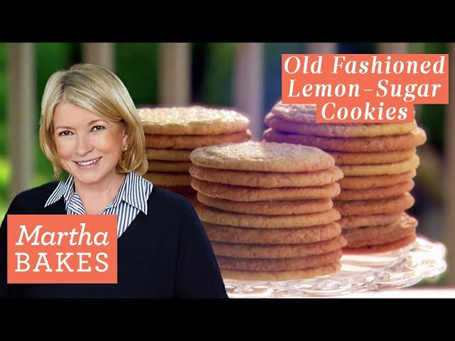 Martha Stewart's Old Fashioned Lemon-Sugar Cookies | Martha Bakes Recipes