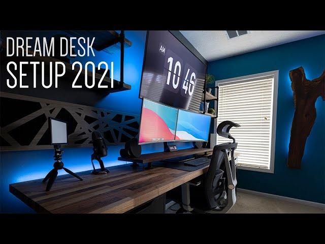 Ultimate Dream Desk Setup Build | 8ft Desk + IKEA + Custom