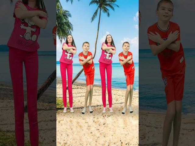 From 1-10 how tall are we? #funny #shorts #melliart