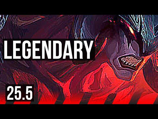 AATROX vs DARIUS (TOP) | 10/0/5, Legendary | KR Diamond | 25.5