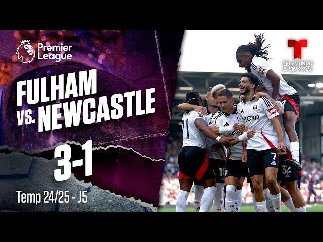 Highlights & Goals: Fulham vs. Newcastle 3-1 | Premier League | Telemundo Deportes