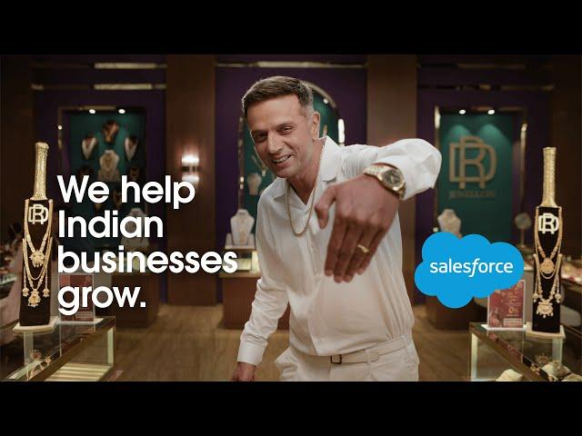 Salesforce and Mr Dependable, Rahul Dravid, are helping Indian businesses grow