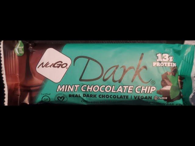 NuGo Dark Mint Chocolate Chip Protein Bar Review