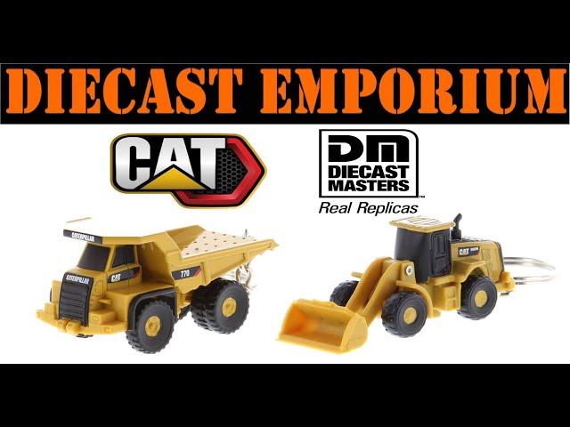 Diecast Masters Caterpillar 950M Wheel Loader & 770 Dump Truck Key Chains