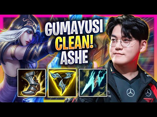 GUMAYUSI IS SUPER CLEAN WITH ASHE! - T1 Gumayusi Plays Ashe ADC vs Jhin! | Season 2024