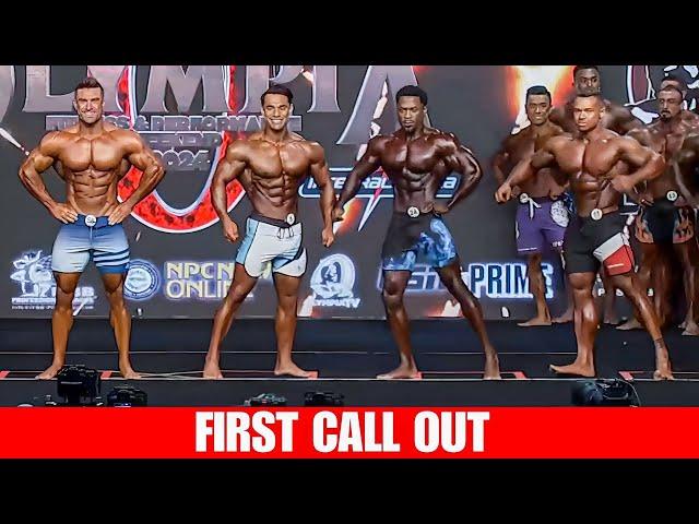 MEN'S PHYSIQUE OLYMPIA 2024 | FIRST CALL OUT