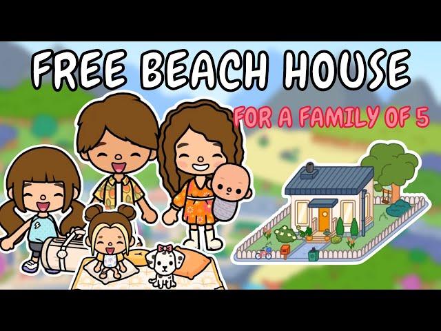 FREE ️ Beach House Design ️ Toca Boca Free House Ideas  TOCA GIRLZ