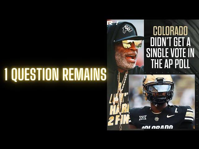 What iS That One Question This 2024 Colorado Buffaloes Haven't Answered For You?