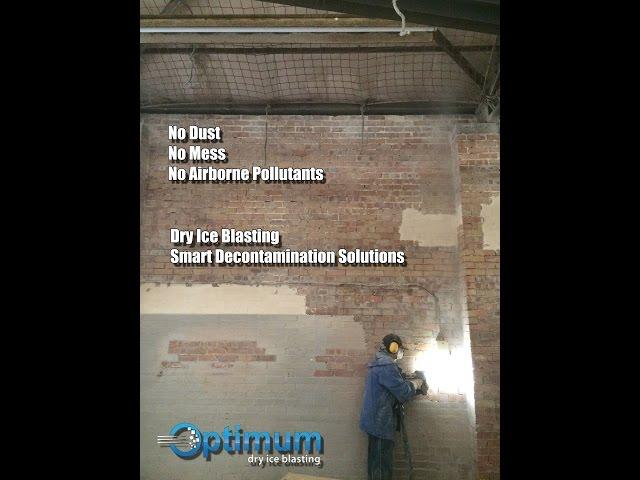 Optimum Dry Ice Blasting Oak Beam Paint Removal