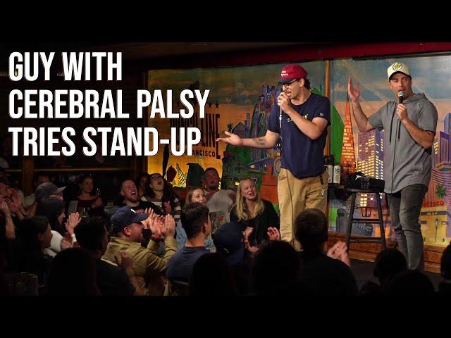 Guy With Cerebral Palsy Tries Standup | Adam Ray Comedy