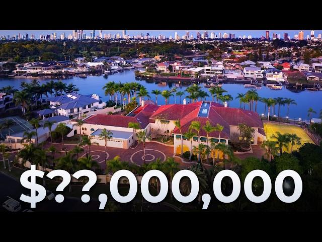 ️ Inside this MASSIVE Gold Coast Mansion on OVER 1.5 ACRES of Waterfront Land | Bundall, QLD