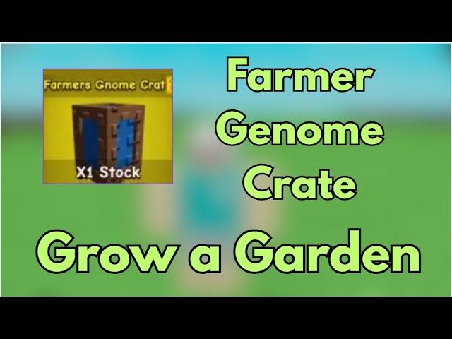 How to get Farmer Gnome Crate Showcase in Grow a Garden! (All Gnomes in Crate) Roblox