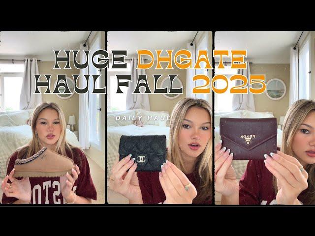 HUGE DHgate Haul Fall 2025: Wallet, Chanel, Gucci & UGG Unboxing