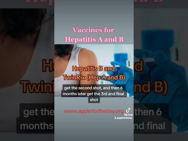 Vaccines for Hepatitis A and Hepatitis B