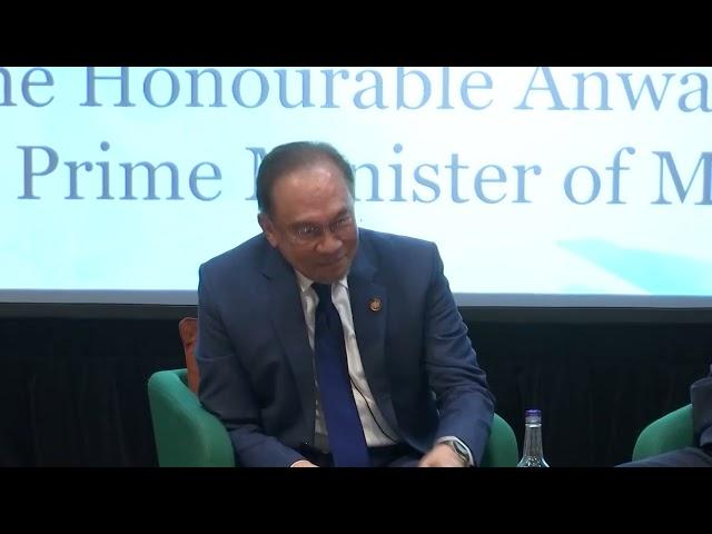 Question and Answer session with Anwar Ibrahim at The London School of Economics