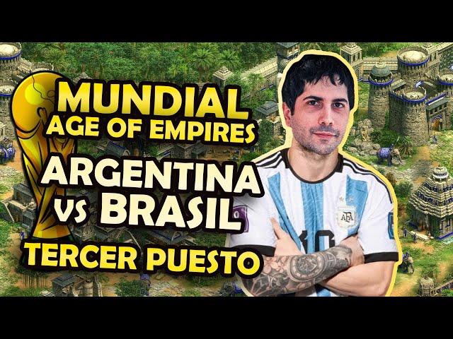 MUNDIAL de AGE of EMPIRES 2: ARGENTINA vs BRASIL - CHINA vs FRANCIA - FINALES