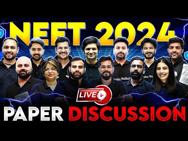 NEET Paper Leaked Reality!  NEET 2024 Answer Key ​ Live Discussion #NEET2024