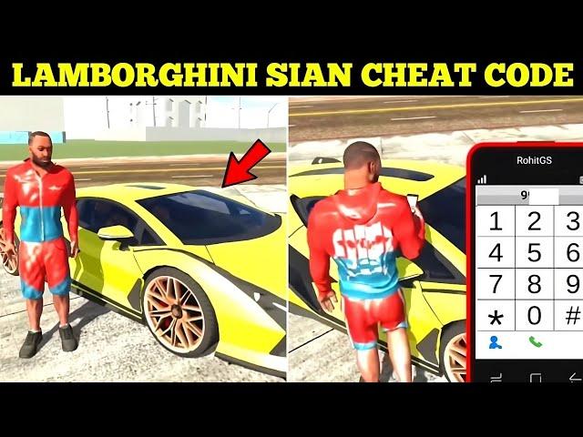 Indian Bike Driving 3D New Lamborghini Sian Cheat Code | New Update Feature| Harsh in Game