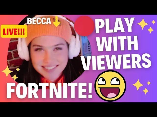 Fortnite LIVE Play with Viewers #fortnite