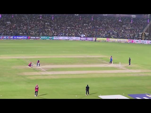 Ravi Ashwin getting the wicket of Jake Fraser McGurk at Feroz Shah Kotla, Arun Jaitley Stadium,Delhi