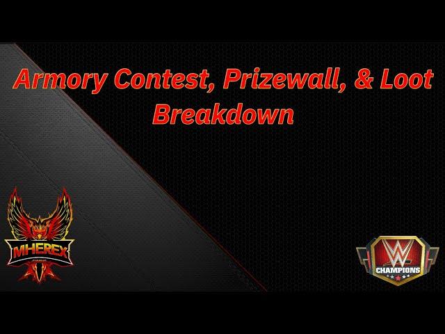 Breaking Down The New Armory Loot & Contest