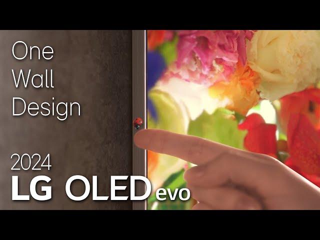 2024 LG OLED evo AI | One Wall Design