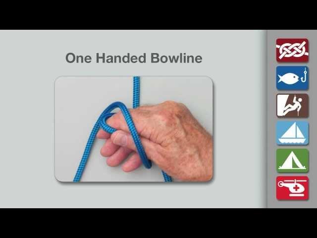 One Handed Bowline | How to Tie a One Handed Bowline