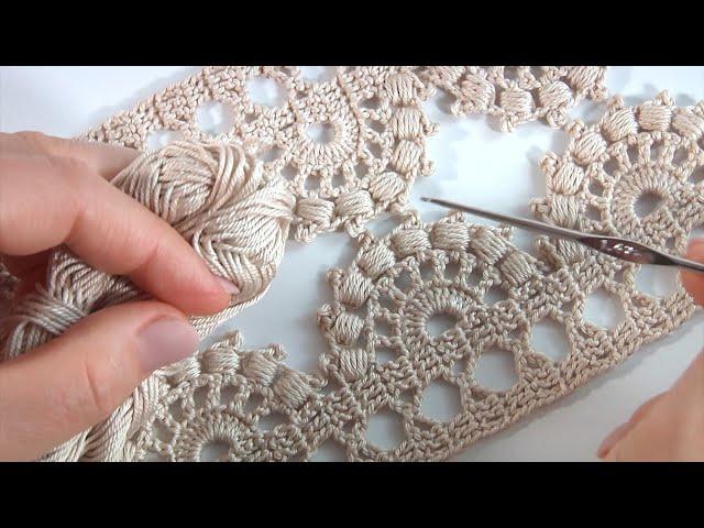 Excellent!!! Crochet Fabulous and Unique Lace Pattern/Crochet Edge Pattern/Author's Design