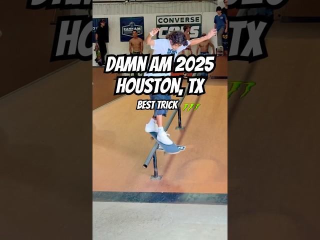  Damn Am 2025 - Best Trick Gnarlights - Southside Skatepark - Houston, TX #skateboarding
