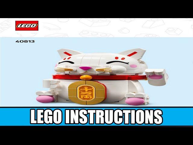 LEGO Instructions - Seasonal - 40813 - Lucky Cat - Chinese Traditional Festival