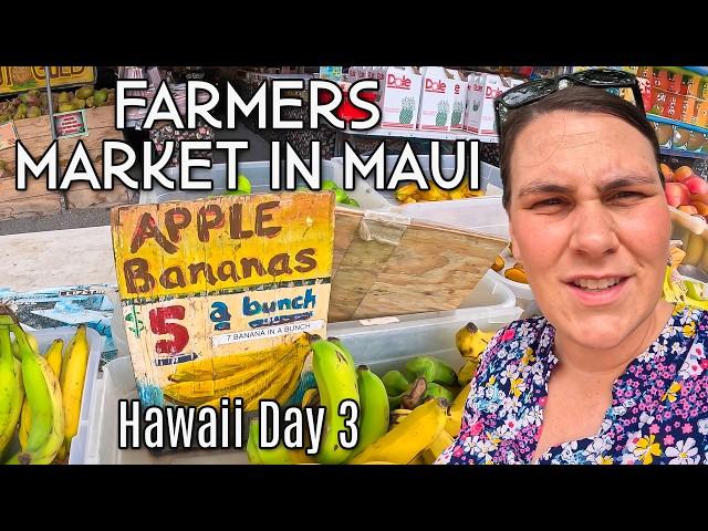 Exploring Farmers Market & A New Beach | Hawaii Day 3