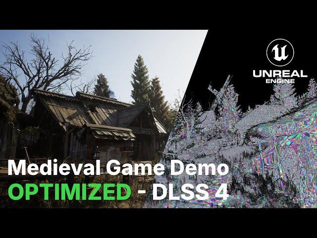 Unreal Engine 5.5 Medieval Game Demo | OPTIMIZED | DLSS 4 | SkyCreator, Lumen, Nanite, VSM