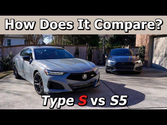 How does the 2025 Acura TLX Type S compare to an Audi S5? - Review