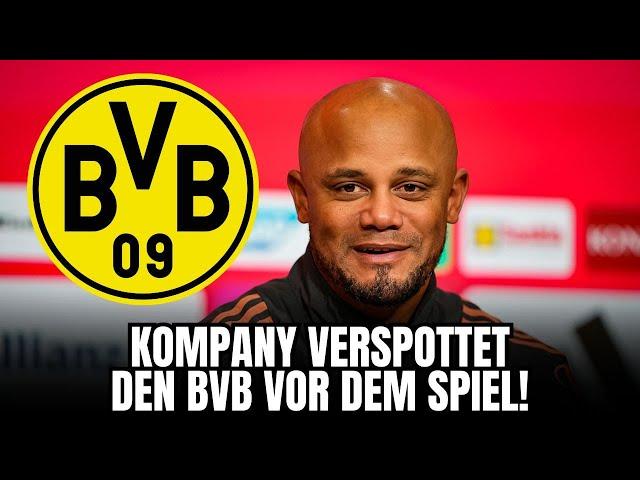 PROVOKATION: KOMPANY SPOTTET über BVB vor SHOWDOWN | nachrichten bvb