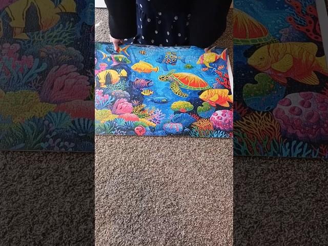 Underwater Paradise Jigsaw Puzzle Pickup Attempt by Cross & Glory, 1000 Pieces